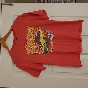 Juniors Red Camaro tshirt size M